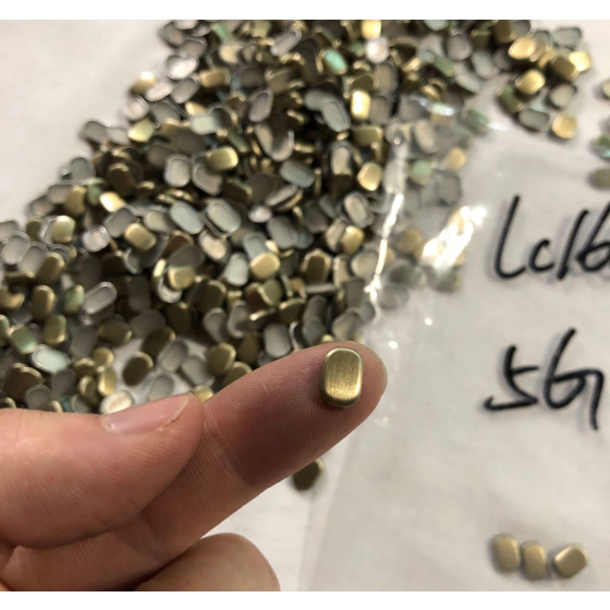 Bronze Half Round Hotfix Metal Studs Garment Nailheads & Hot Fix Pearls Iron-On Rhinestones for Shoes Jeans Shirts